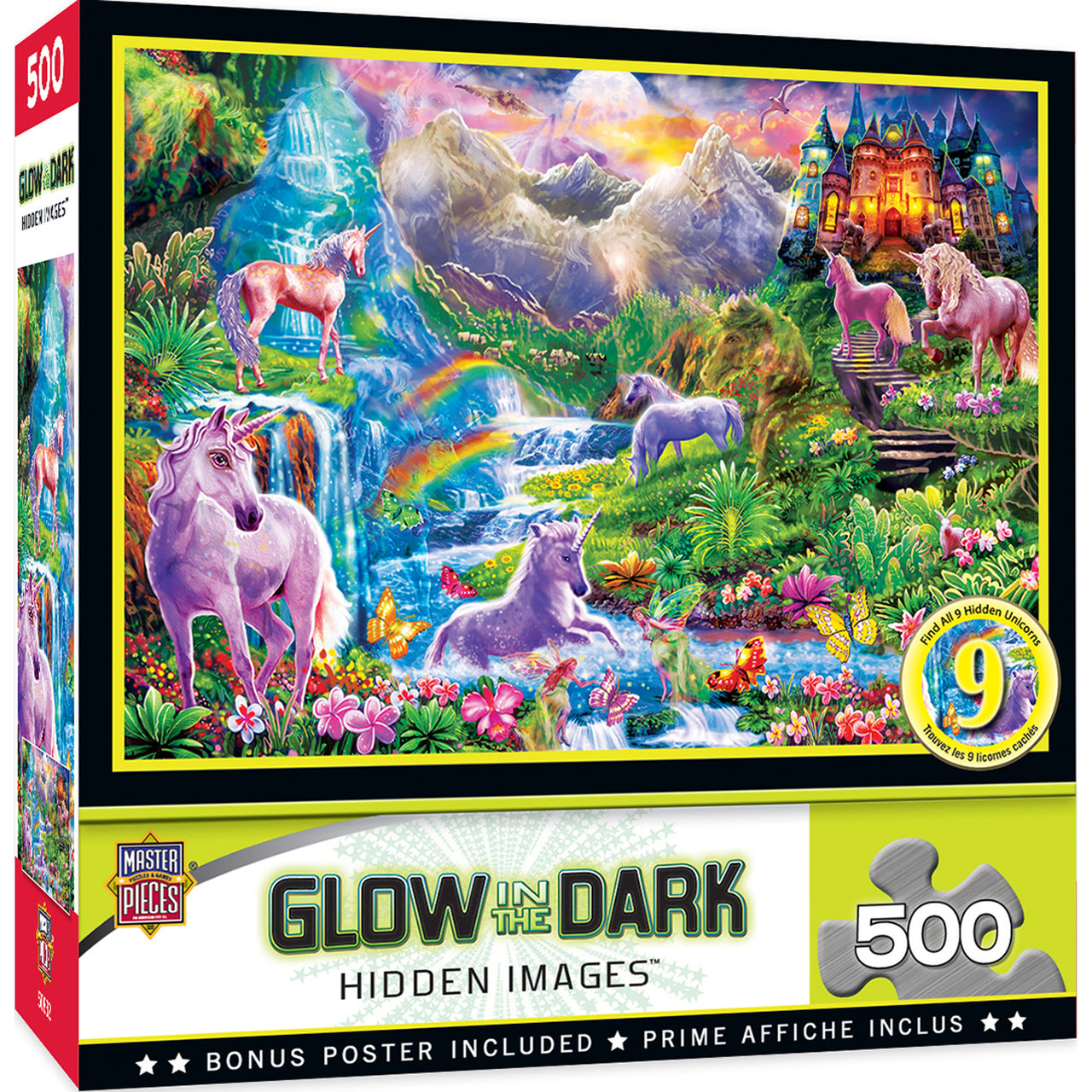 Unicorn's Retreat Glow in the Dark 500pc Puzzle