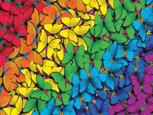 Fluttering Rainbow 550pc Puzzle