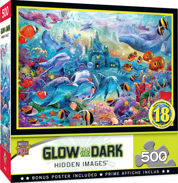 Sea Castle Delight Glow 500pc Puzzle