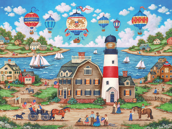Balloons over the Bay 550pc Puzzle