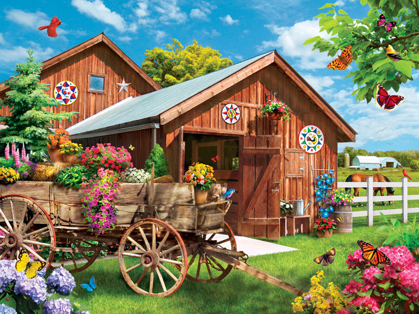 Flying to Flower Farm 750pc Puzzle