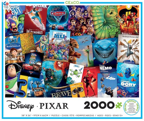 Disney Pixar Movie Poster 2000pc Puzzle