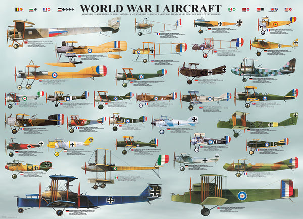 World War I Aircraft 1000pc Puzzle