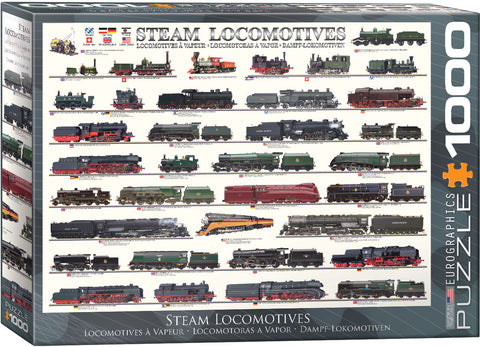 Steam Locomotives 1000pc Puzzle