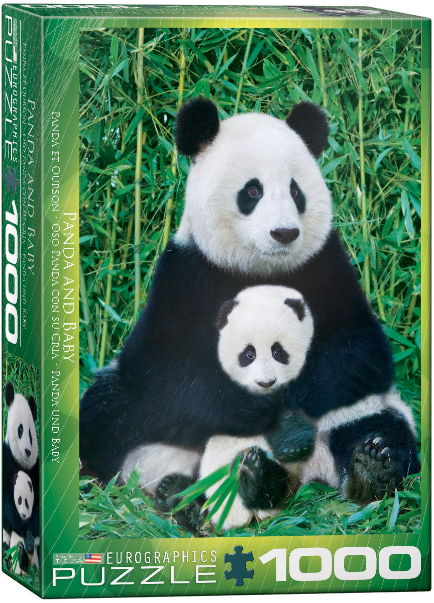 Panda & Baby 1000pc Puzzle