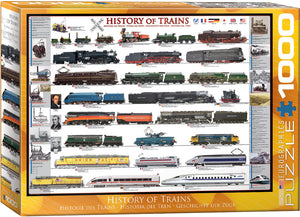 History of Trains 1000pc Puzzle