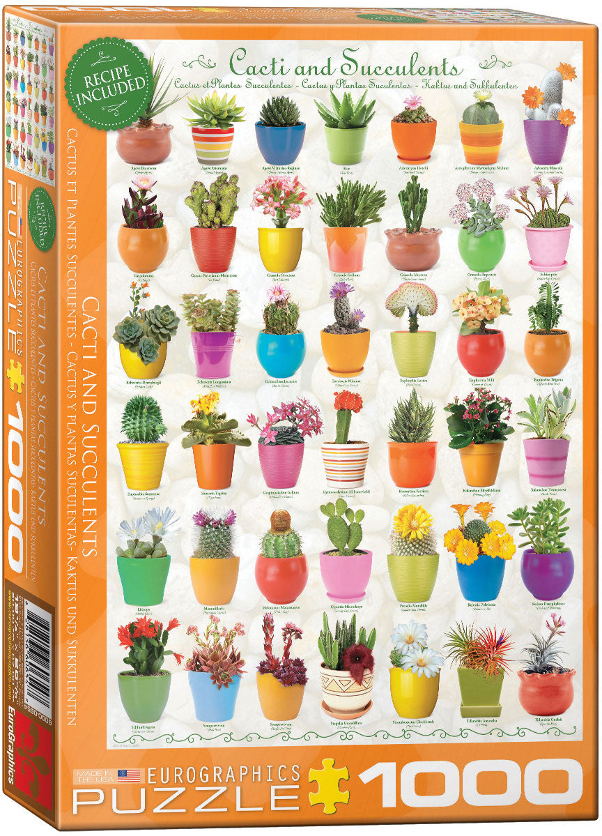 Cacti & Succulents 1000pc Puzzle