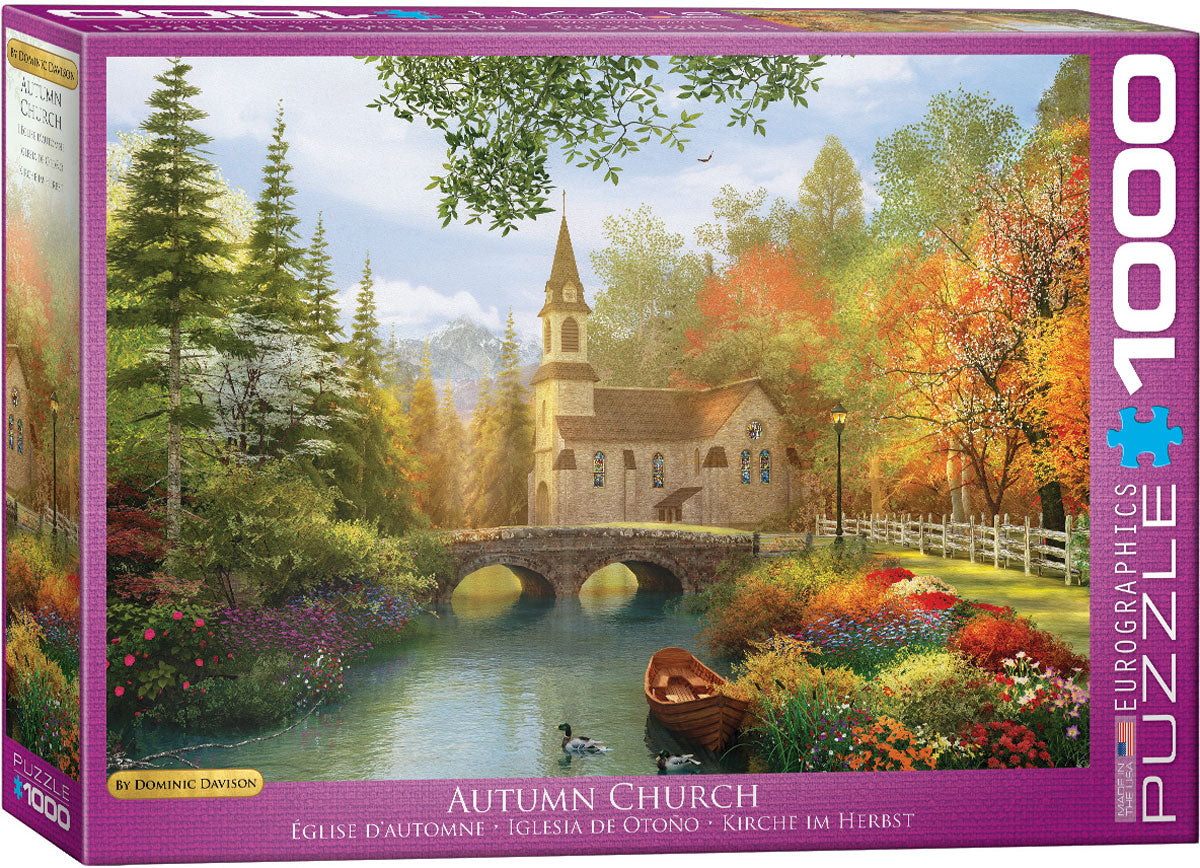 Autumn Church 1000pc Puzzle