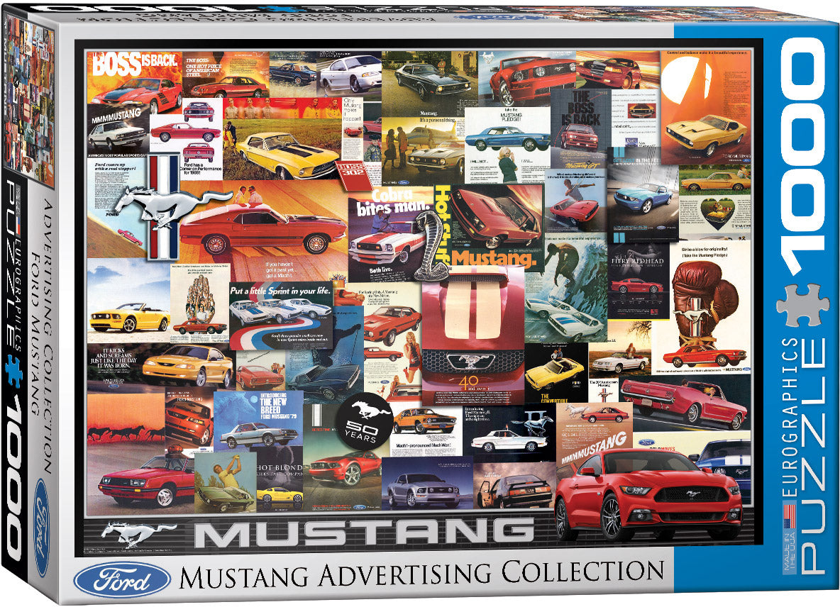 Mustang Advertising Collection 1000pc Puzzle