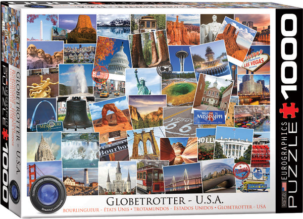 Globetrotter USA Collection 1000pc Puzzle