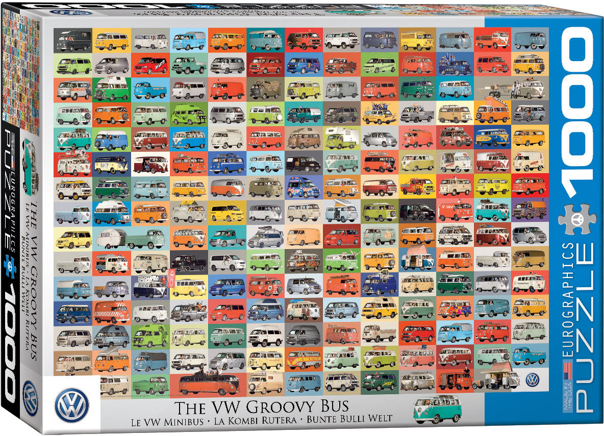 The VW Groovy Bus 1000pc Puzzle