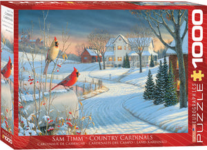 Country Cardinals 1000pc Puzzle