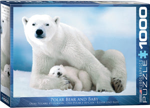 Polar Bear & Baby 1000pc Puzzle