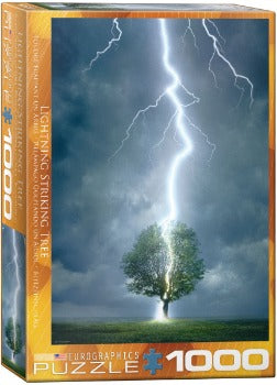 Lightning Striking Tree 1000pc Puzzle