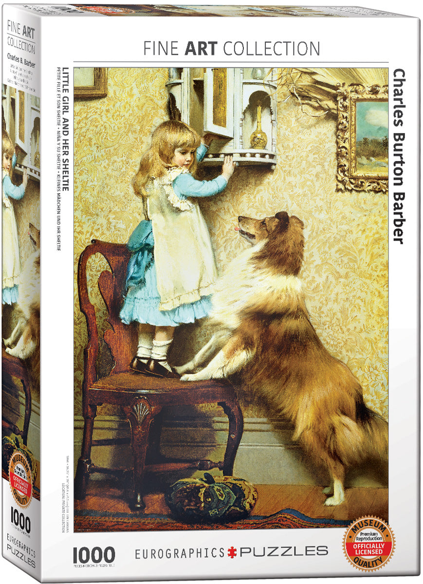 Little Girl & Her Sheltie 1000pc Puzzle