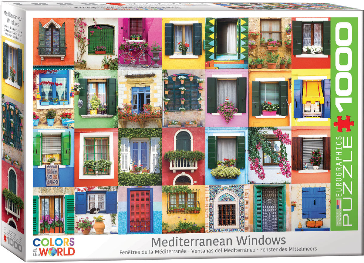 Mediterranean Windows 1000pc Puzzle