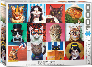 Funny Cats 1000pc Puzzle