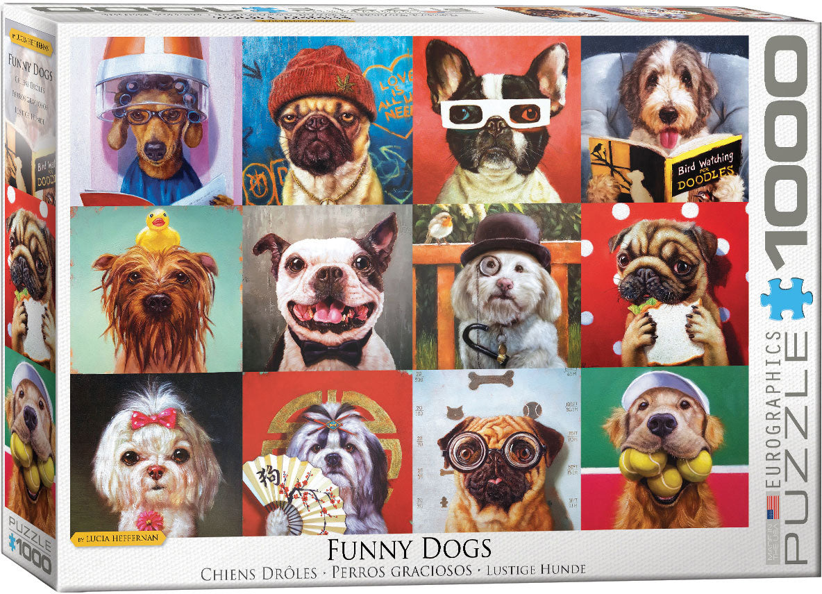 Funny Dogs 1000pc Puzzle