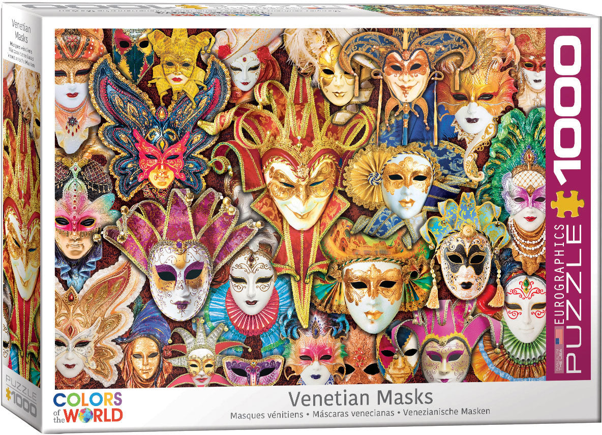 Venetian Mask 1000pc Puzzle