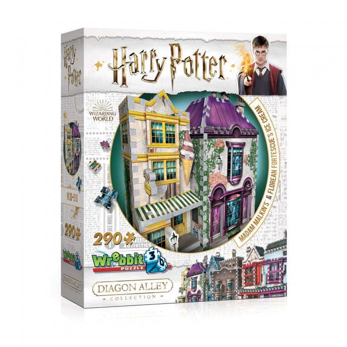 Madam Malkin's and Florean Fortescue's Ice Cream 3D Puzzle