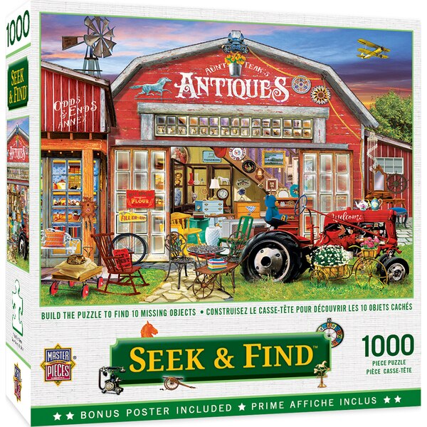 1000pc Antiques for Sale Puzzl