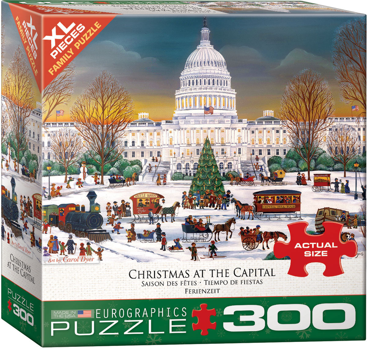 Christmas at the Capitol 300pc XL Piece Puzzle