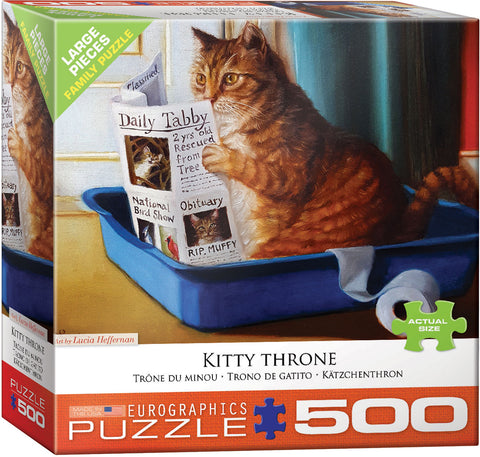 Kitty Throne 500pc Puzzle