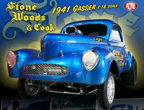 1/18 1941 Willys Gasser "Stone Woods and Cook"