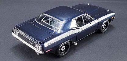 Overhead view of diecast model car.