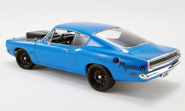 1/18 1969 Plymouth Barracuda Street Fighter Blue