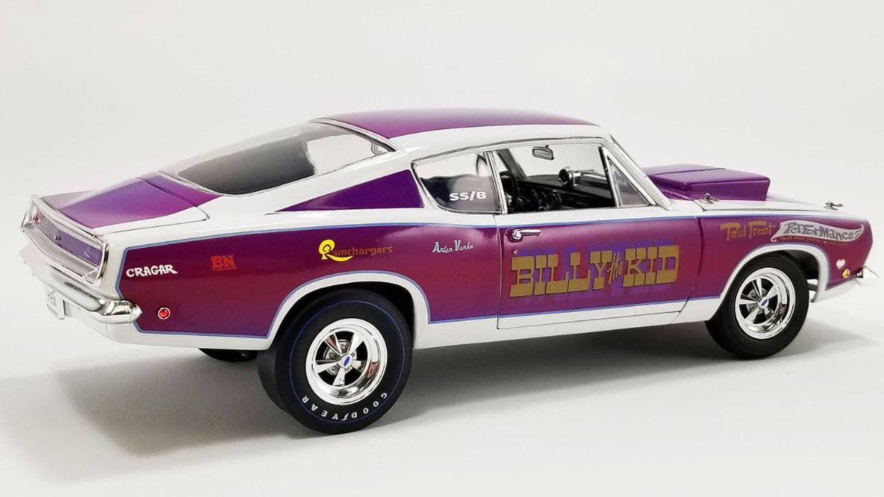 1/18 1968 Plymouth Barracuda Super Stock - Billy the Kid – Hobby