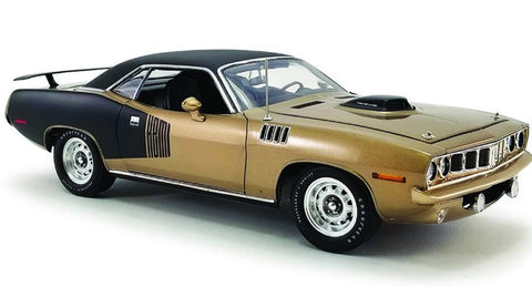 1/18 1971 Plymouth Hemi Barracuda Gold Super Track Pack