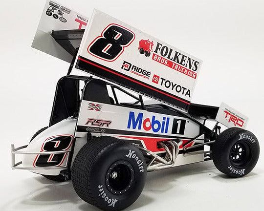 1/18 2022 #8 Aaron Reutzel "Mobil 1" Roth Motorsports "World of Outlaws"