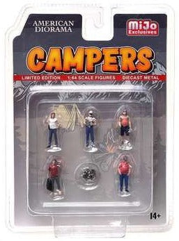 1/64 Campers 6 piece set