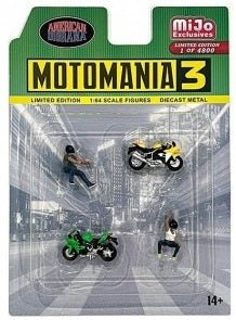 1/64 Moto Mainia 3 Figure Set