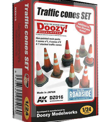 1/24 Doozy Series: Traffic Cones Set Resin Kit