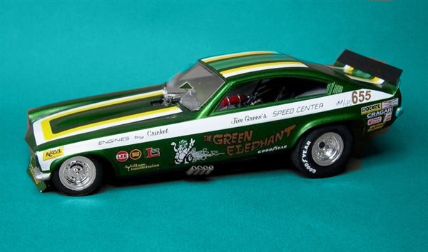 1/16 Jim and Betty Green's "The Green Elephant" Chevy Vega Funny Car