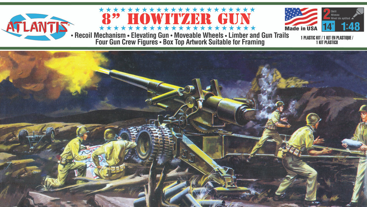 1/48 8" Howitzer Gun