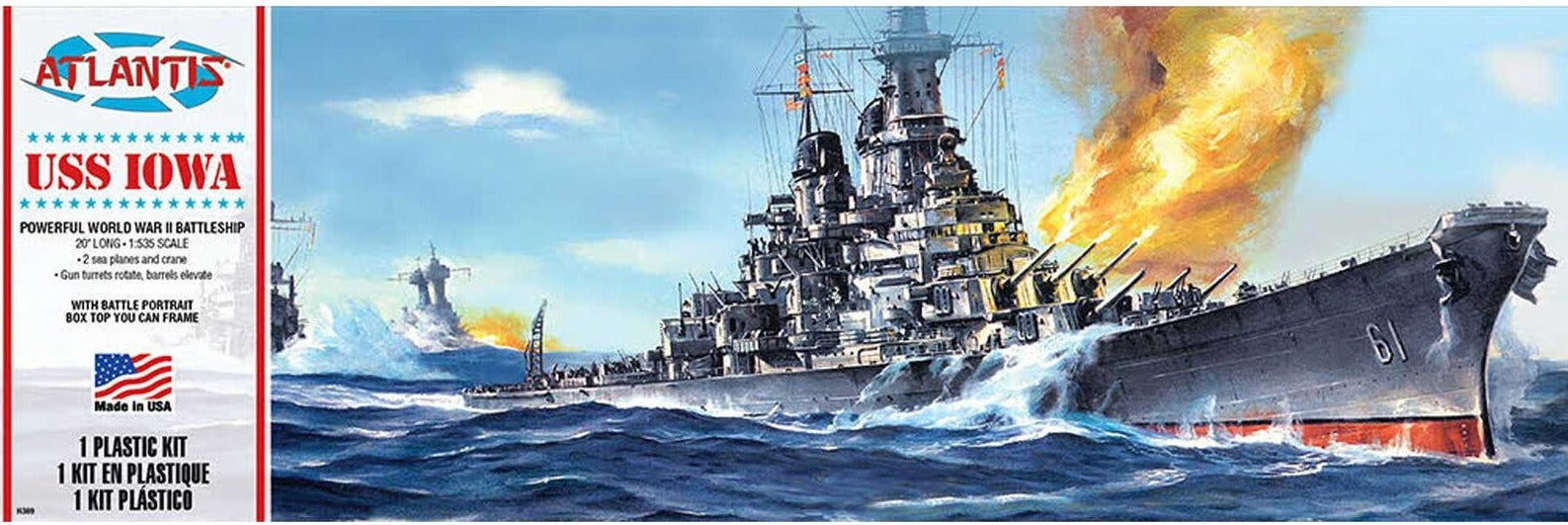 1/535 USS Iowa Battleship