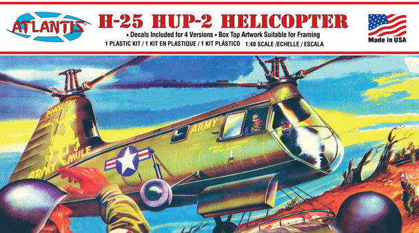 1/48 H-25 Army Mule HUP-2 Helicopter Plastic Model Kit