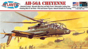 1/72 AH-56A Cheyenne Helicopter Plastic Model Kit