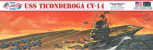 1/500 USS Ticonderoga CV-14 Aircraft Carrier Plastic Model Kit