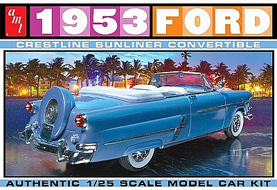 1/25 1953 Ford Crestliner Convertible with Continental Kit