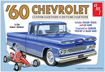1/25 1960 Chevy Fleetside Pickup with Go Kart 2T