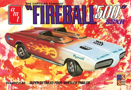 1/25 George Barris Fireball 500 SSXR with Twin Axle Trailer