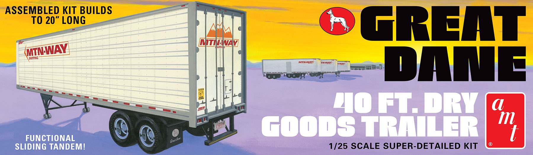 1/25 Great Dane Dry Goods Semi Trailer