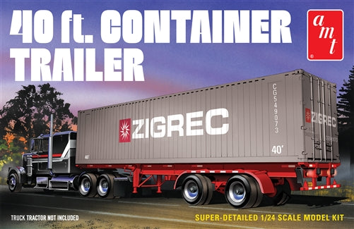 1/24 40' Semi Container Trailer