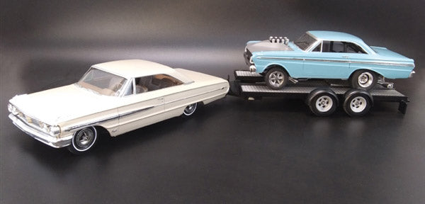 1/25 Cal Drag Combo 64 Galaxie AWB Falcon & Trailer