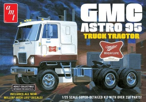 1/25 GMC Astro 95 Semi Tractor (MILLER BEER)