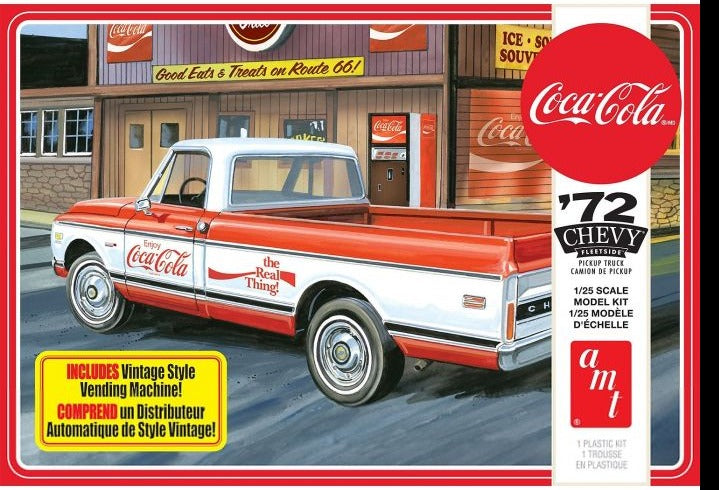 1/25 1972 Chevy Fleetside Pickup with Vending Machine "Coca-Cola"